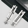 1SET stainless steel door latch,  anti-theft door bolt, suitable for square locks for bathroom wooden doors and windows installed in the home.