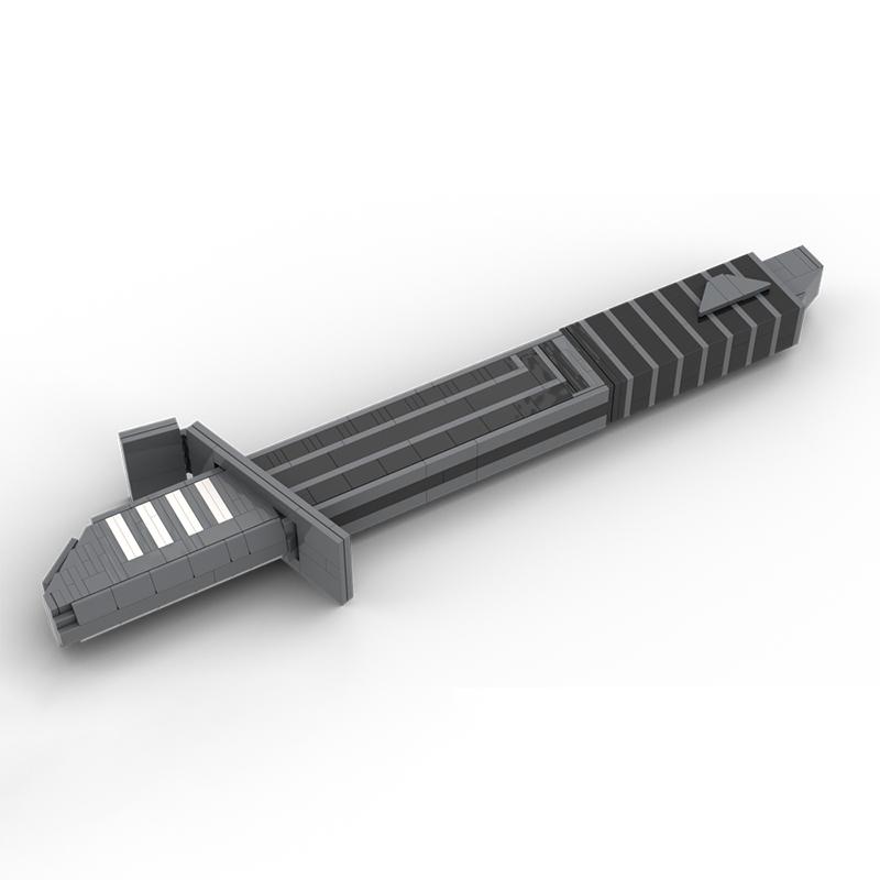 Model Space Movie Figures Weapon Lightsaber Hilt Sets Building Blocks Toys for Children Gift