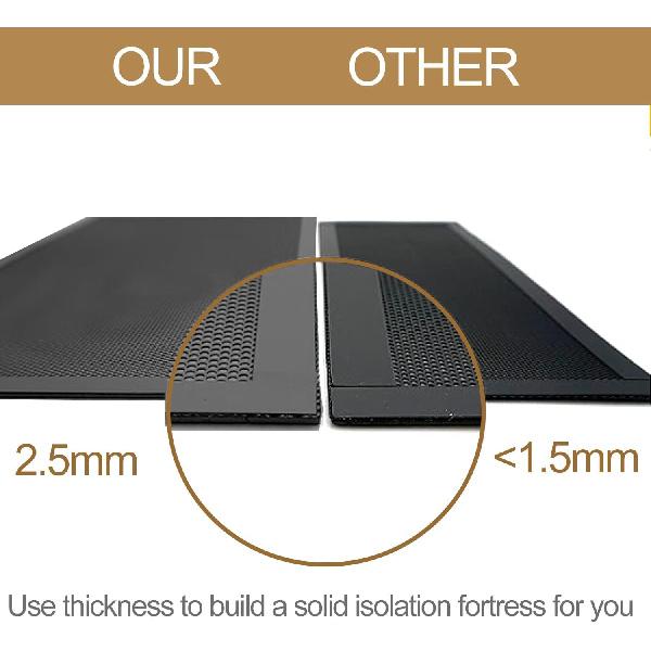 Magnetic Vent Covers Screen 4 Pack - 4x10 Inch Air Vent Filters with Durable PVC Frame, Washable Mesh Screen for Home HVAC, Floor Registers & Vents -