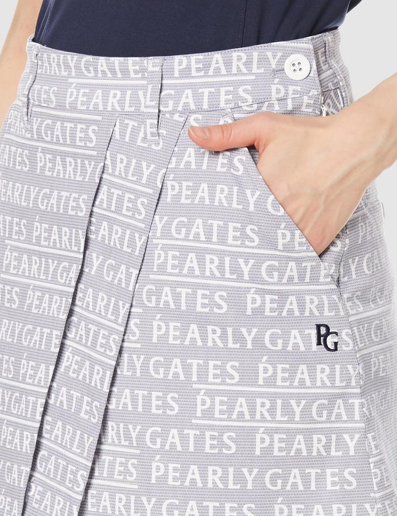 Skirt Logo Golf 0 [Pearly Gates] Women's (Maison Print/EX Stretch) / / 055-2134314 111_Chambray [S]