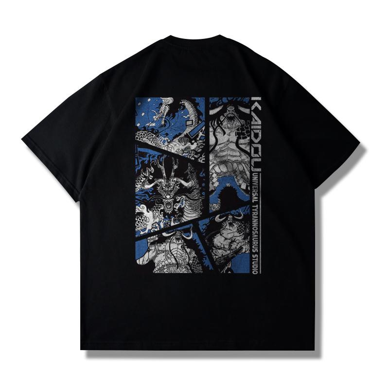 Japanese Anime ONE PIECE ONE PIECE Shortsleeved Tshirt Summer Loose Tide