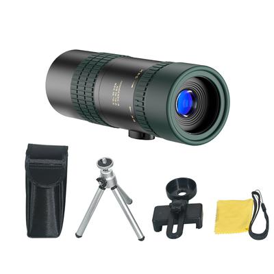 Telescopio monoculare portatile APEXEL 8X24X Zoom BAK4 Prism FMC Lente con supporto per smartphone e treppiede