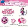 1set Cartoon Mickey Mouse & Friends Mickey Mouse Number Balloon Set Birthday Baby Shower Party Decor Balloon Supplies Kids Favor
