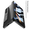 Samsung Z Fold 4 Transparent Magnetic Stand Case with Electroplated Phantom Design