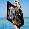 Monster Truck Abenteuer Strandtuch, Super Weiche Mikrofaser, Geschenk für Sie/Ihn, Geburtstag, für Pool, Strand, Reisen, Heimdekoration Fan-Geschenke