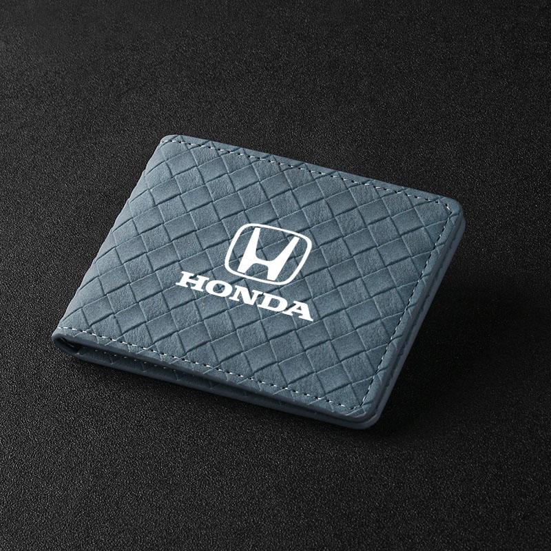 PCVHD1 Car Drive Certificate Cover Auto Driver's License Protective Shell For Honda Civic Accord Fit Jazz Pilot CRV Odyssey Passport
