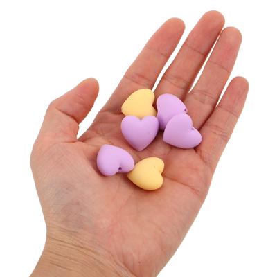 12Pcs Silicone Knitting Needle Caps Heart Shape Knitting Needle Stopper Small Cute Point Protectors for Sweater Scarf Crochet