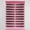 3D Mink Effect Cluster Lashes 8-16mm Volume Lash New Faux Mink Eyelashes  for Women