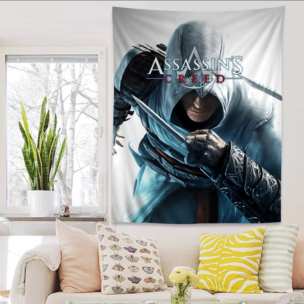 Game Classic AAssassins Cool CCreed Anime Tapestry Hanging Tarot Hippie Wall Rugs Dorm Home Decor