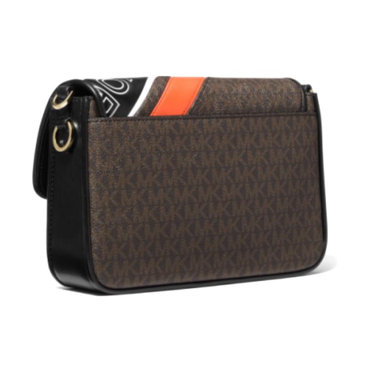 New MICHAEL KORS Bradshaw Cow Leather Crossbody Bag, Shoulder Bag Medium Size Women's Multicolor 30F1G2BM2B-212