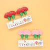 New Flower Birthday Cake Candle 4-pack Simulated Carnation Party Decoration Fan-shaped Flower Holiday Candle