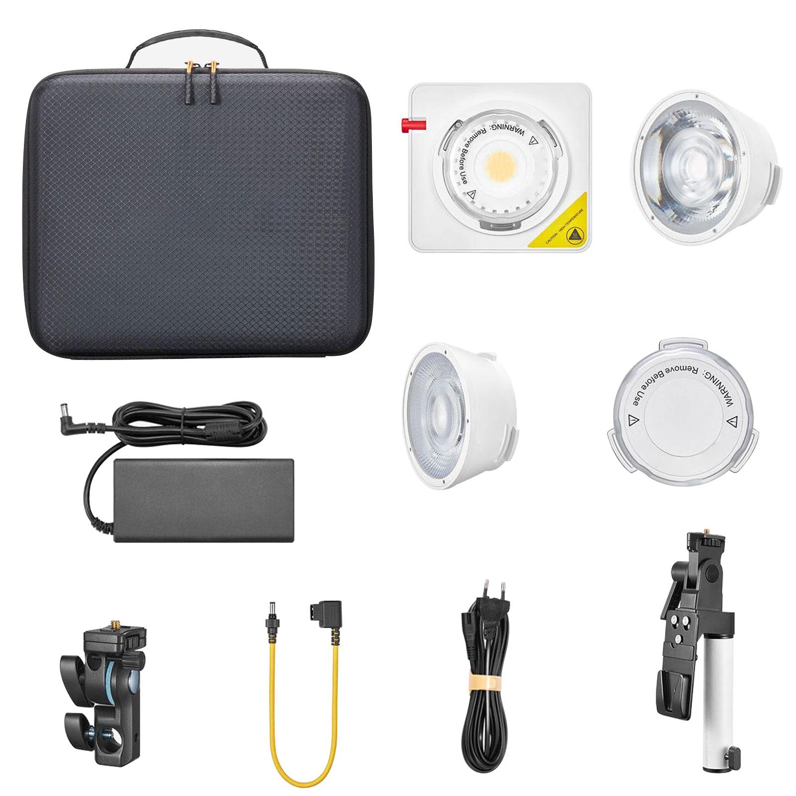 

ML100R Kit1 LED Video Light RGBW Color Photography Lamp Portable for Filming Live Streaming Outdoors EU Plug