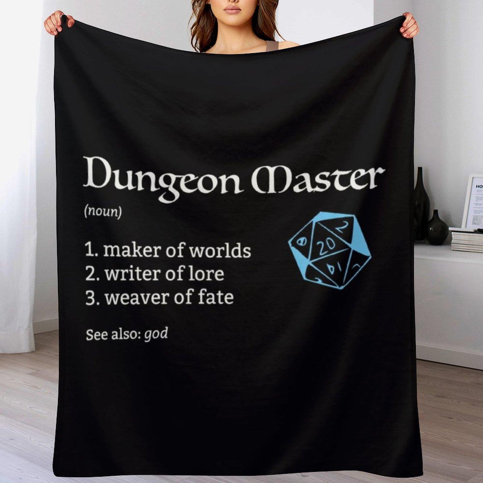 Dungeon Master (\t Throw Blanket Fuzzy Plush Throw Blanket for Sofa Chair Size: 75*100cm, Weight: 230 GSM