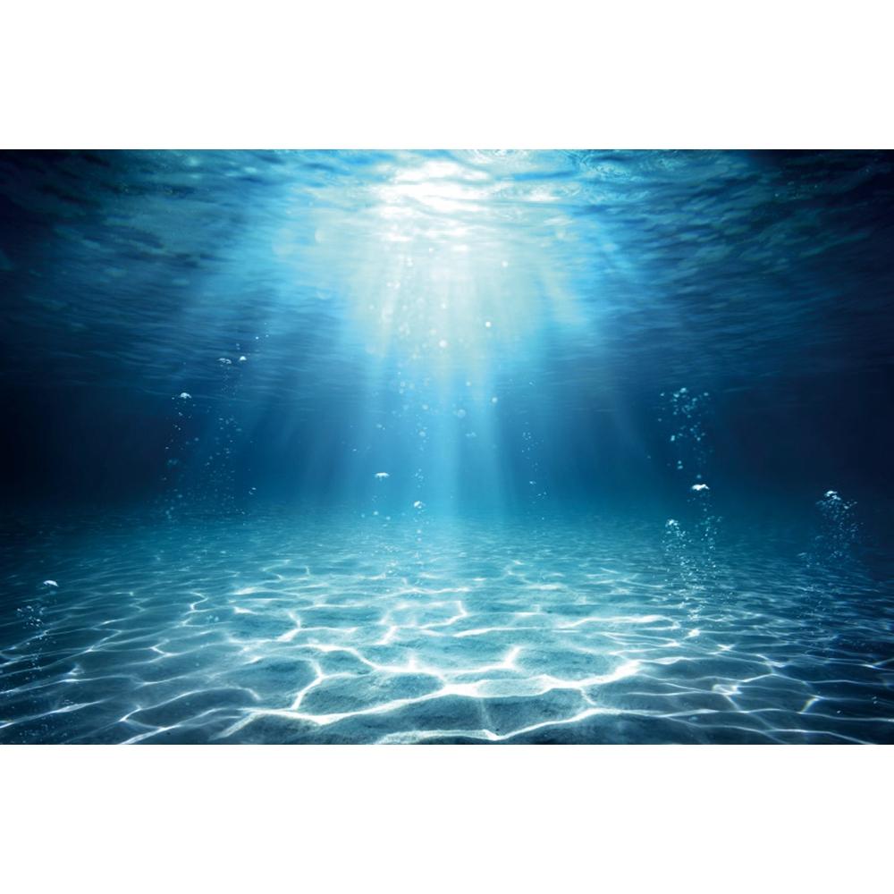 Underwater World Seabed Photography Backdrop Decor Ocean Undersea Fish Coral Baby Birthday Background Photo Studio Props Custom