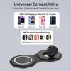 Foldable 2 In 1 Wireless Charger Pad For Apple Watch Ultra/8 15w Magnetic Wireless Charging For Iphone 11/12/13/14 Pro