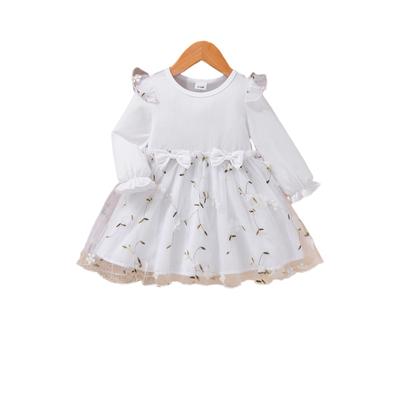 Minimalist Sweet Girls' Toddler Long-Sleeve Dress
