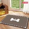 Absorbent Pet Feeding Mat Waterproof Placemat For Dog Cat Food Water Bowls Quick-Dry Rubber Backing Non-Slip Home Pet Mat