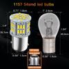1157 Led Brake Light Bulb, 12V-24V 1157 7528 2357 2057 BAY15D LED Replacement Light Bulb for Brake Tail Light for Car RV Trailer Boat, 54SMD 3014