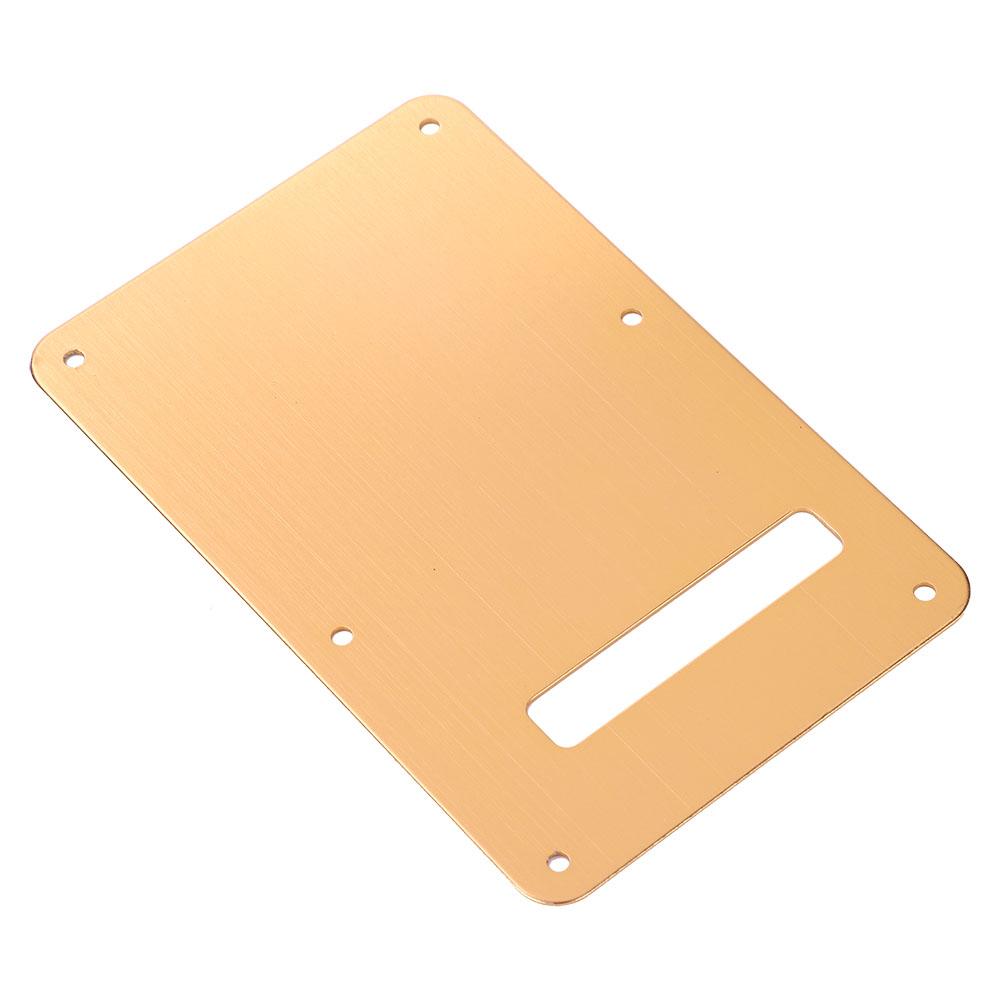 Pickguard Tremolo Cavity Cover Back Plate for ST Style Electric Guitar (Gold)