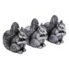 3PCS Flower Pot Decorative Feet Resin Animal Statue Plant Pot Support Feet Planter Riser for