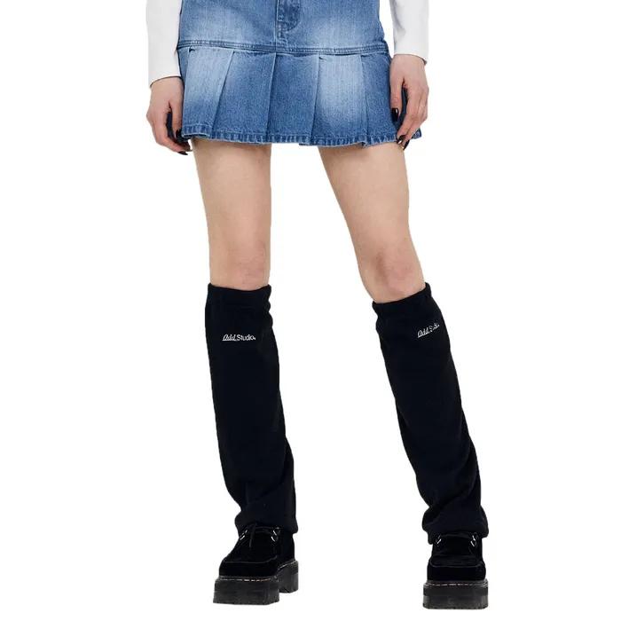 Odd Signature Logo Leg Warmers - BLACK