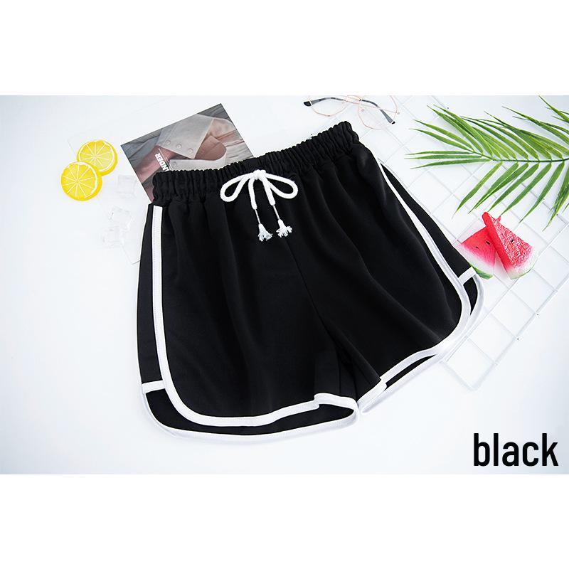 Women's High-Waisted A-Line Sports Shorts - Summer Lightweight, Loose, Wide-Leg Casual Pants.