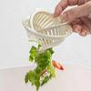 Plastic Round Sink Strainer Basket with Handle for Kitchen Sink Drainage and Food Residue Collection