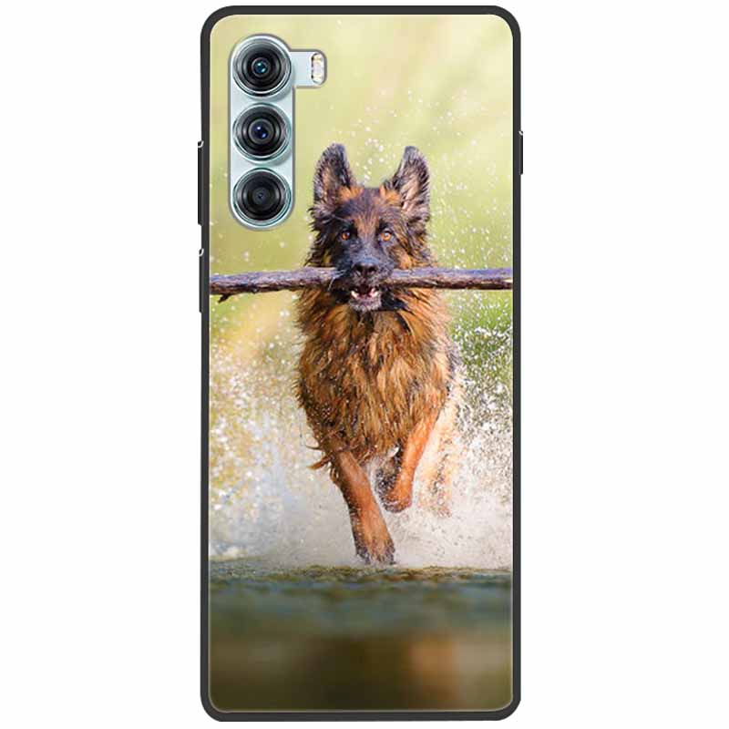 Cool Soft Cover For Moto G200 5G Case G 200 Silicone Black Protective Cases For Motorola Moto G200 5G Cover for MotoG200 Cute