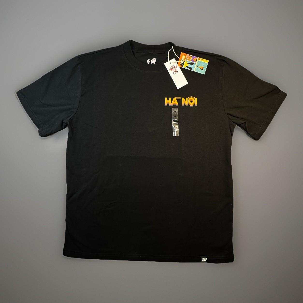 Tired City Hanoi Vietnam Graphic T Shirt XL Travel Art Black New With Tags -766 Unisex T-Shirt M