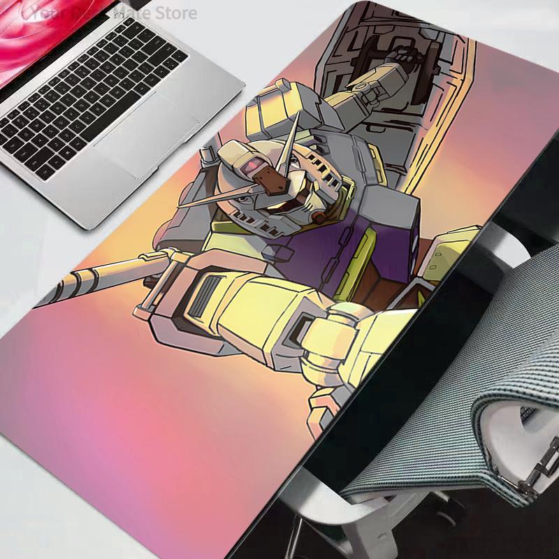 Mouse Pad Large PC Computer Gamer Kawaii Gaming Accessories Mousepad Keyboard Mobile Suit Gundam Desk Mat Carpet Table