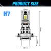 2 buc H7 LED Far Canbus Becuri Mini Wireless 30000LM 80W 6000K CSP pentru Far Auto Lămpi Auto Turbo Automobil Plug&Play Lumină de Ceață 12V