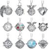 Music Chime Mexic Angel Ball Caller Locket Colier Antic Vintage Sarcina Difuzor de uleiuri esențiale Aromaterapie Colier