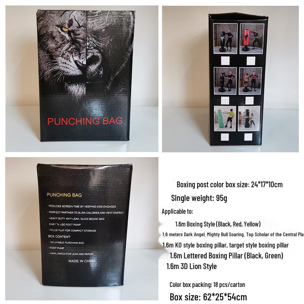 Children's 1.6m Inflatable Boxing Tumbler Sandbag Toy