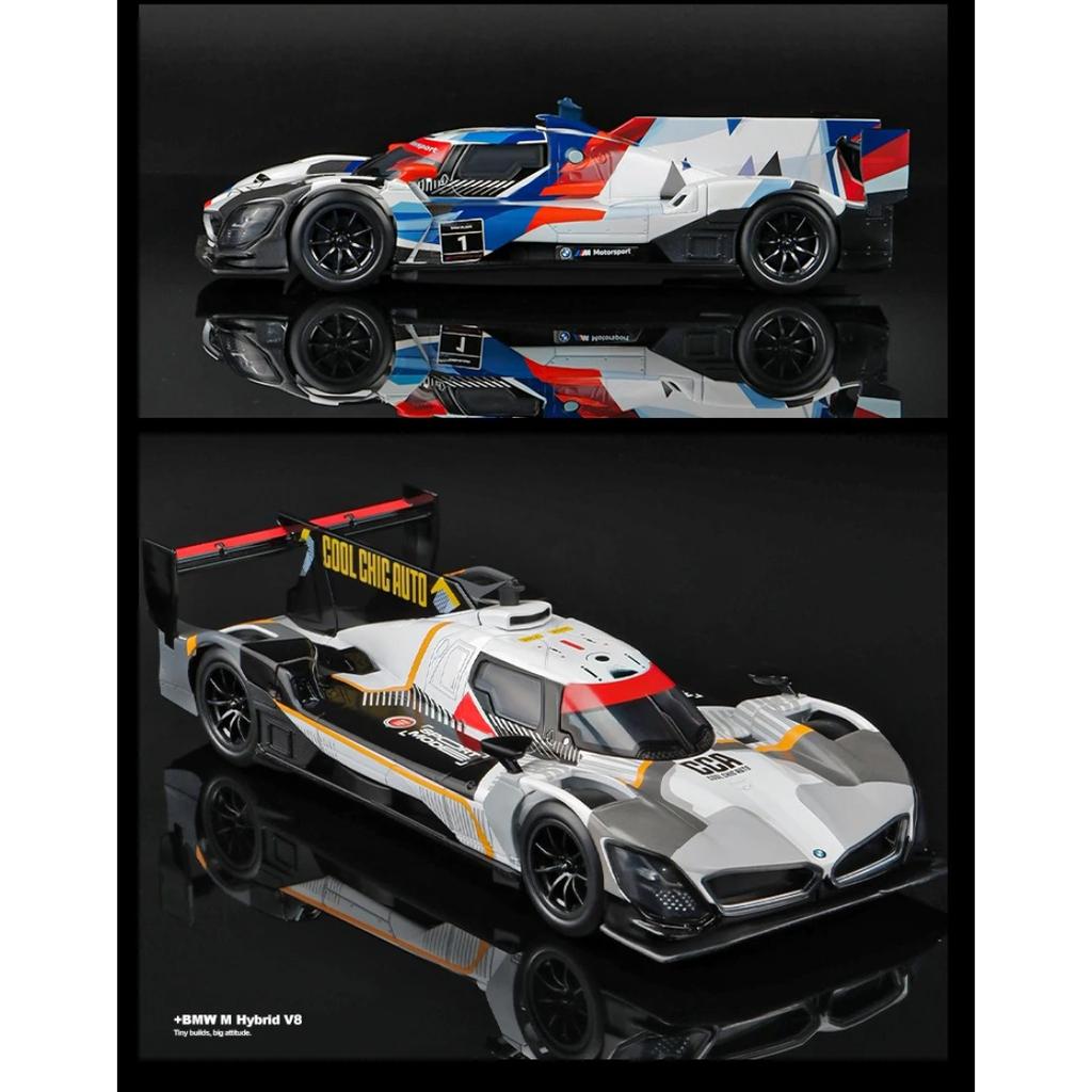 1/24 BMW M Hybrid V8 Super Racing Alloy Car Model Sound and Light Children's Toy Collectibles Birthday gift