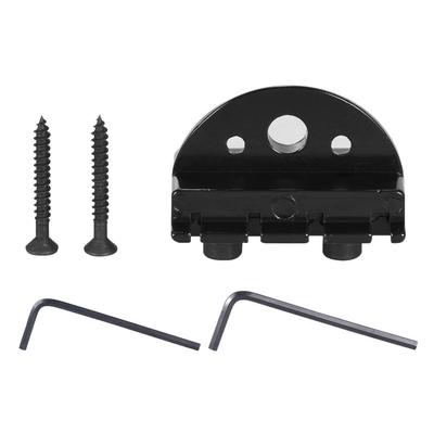 4-saitiger Headless E-Bass-Saiten-Kontermutternsatz mit 2 Schraubenschlüsseln und 2 Schrauben, Schwarz