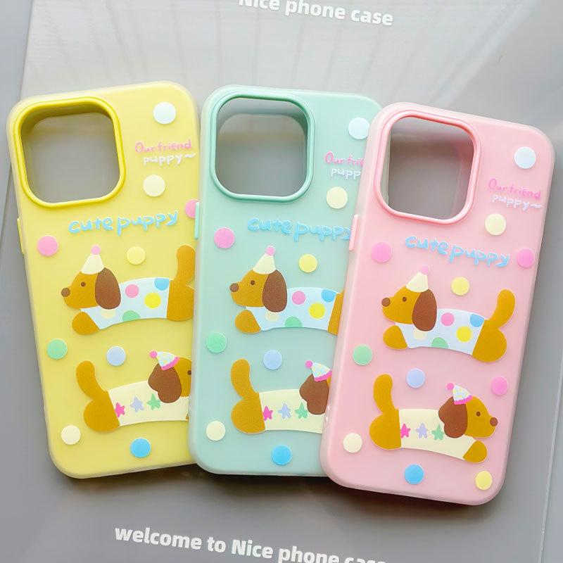 Zhitai iPhone Case: Compatible with iPhone 11 To 16 Pro Max, Cartoon Design, Jelly Skin