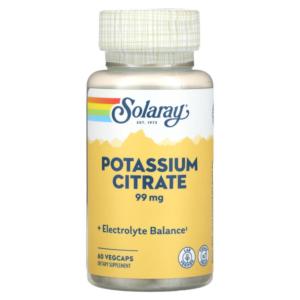 Potassium Citrate, 99Mg, 60 Veggie Caps