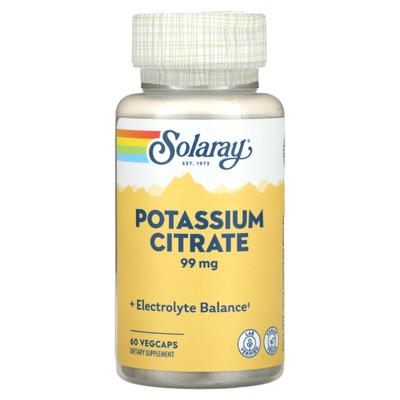 Kaliumcitrat, 99 mg, 60 vegetarische Kapseln