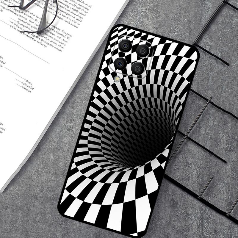 Crazy Checkered Case For Samsung Galaxy M55 M31 M13 M11 M12 M14 M15 M06 M16 M36 M56 M53 M32 M52 M35 M34 M54