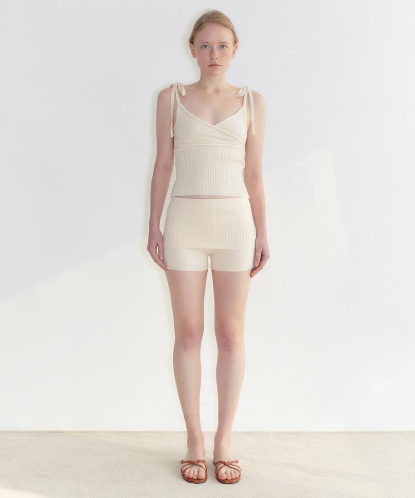 SINOON Knit Shorts (Ivory)