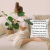 1Pc Friendship Quote Dragonfly Throw Pillow Cover,Suitable For Sofa,Bedroom,Living Room,A Heartwarming Gift For Best Friends