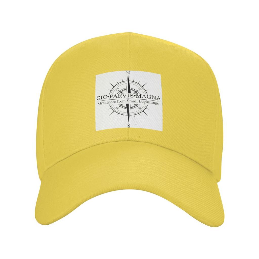 Sic Parvis Magna 4 Mit Kompass Kappe Mode Lässig Baseballkappen Verstellbarer Hut Hip Hop Sommer Unisex Baseballkappen