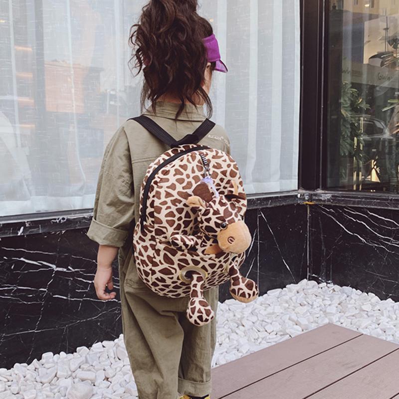 Çocuk Anti-kayıp Schoolbag Anaokulu Erkek Kız Için Sevimli Karikatür Peluş Sırt Çantası