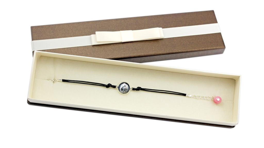 Lhasa Apso – Bracelet in a box with your photo, feminine jewelry | Art-Dog
