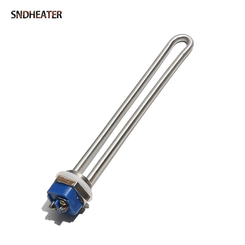 SNDHEATER DN25 1" NPT Thread Water Heating Element 12V 120V Solar Immersion Heater TEN Resistance One Phase 150/300/1000/2000W