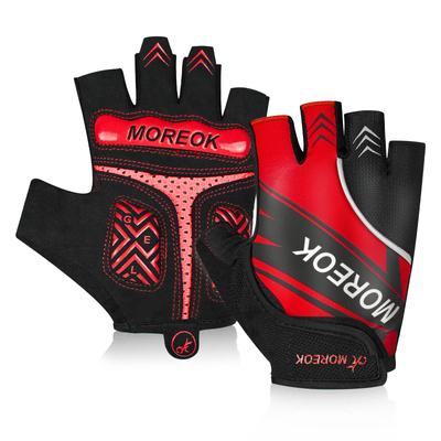 Gants de Vélo Demi-Doigts Gants de Vélo Rembourrage 5MM Gants de Vélo Amortisseurs de Chocs Gants pour VTT Antidérapants Gants VTT