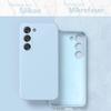 Coque de protection - BOOLING - Samsung Galaxy A05s - Silicone Liquide - Slim - Anti-Rayures Bleu Ciel