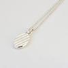 LECLAT LUMIERE OVAL NECKLACE SILVER/VERMEIL