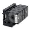 Qoltec Ταινία για DYMO D1 43613 | 6mm x 7m | Λευκή/Μαύρη εκτύπωση