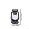 LED Vintage Design Lantern Camping Lamp Decorative Sturdy Creative Retro Landscape Decor for